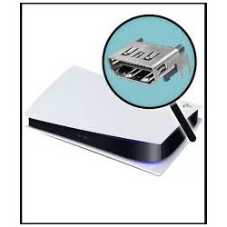 Réparation HDMI PS5 Clermont-Ferrand Port HDMI PS5 cassé Clermont-Ferrand Service réparation console Clermont-Ferrand Soudure HD